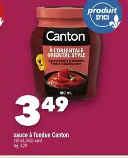 Marche Ami Sauce à fondue Canton offer