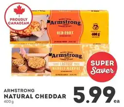 IGA Armstrong natural cheddar offer