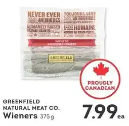 IGA Greenfield natural meat co. wieners offer