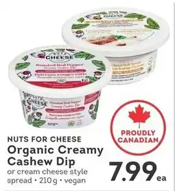 IGA Organic Creamy Cashew Dip offer