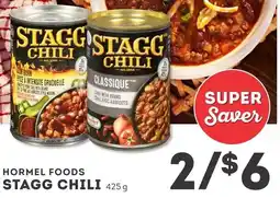 IGA Hormel foods stagg chili offer