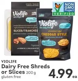 IGA VIOLIFE Dairy Free Shreds or Slices offer