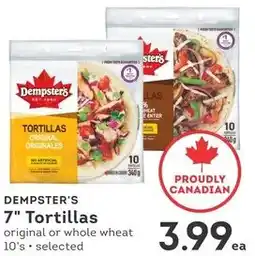 IGA Dempster's 7" Tortillas offer