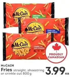 IGA Mccain fries offer