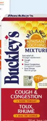 Walmart Buckley's Soothing Mixture syrup offer