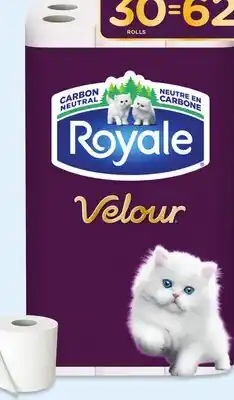 Walmart Royale Velour 2-ply Bathroom Tissue offer
