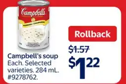 Walmart Campbell's Soup offer