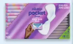 Walmart Always FlexFoam Pads offer