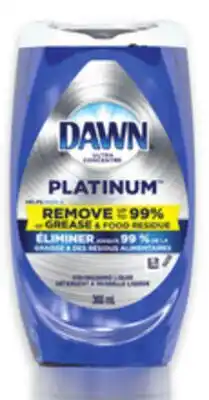 Walmart Dawn EZ-Squeeze Platinum 366 mL dish soap offer