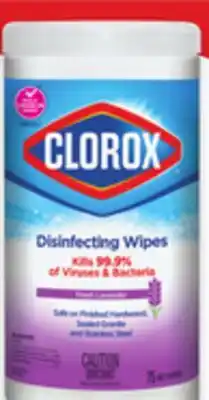 Walmart Clorox disinfectant wipes offer