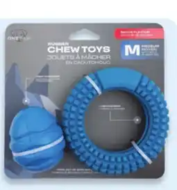 Walmart OnePaw rubber dog chew toy sets offer