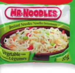 Walmart Mr. Noodles instant noodles offer