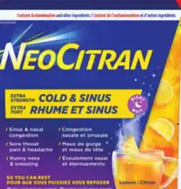 Walmart NeoCitran Cold & Sinus Night or Cold offer