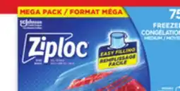 Walmart Ziploc freezer bags mega pack offer