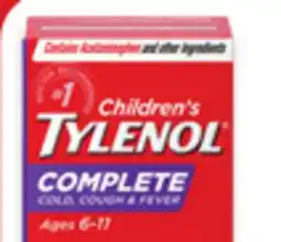 Walmart Tylenol Children's Complete 100 mL offer
