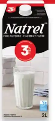 Walmart Natrel fine-filtered milk offer