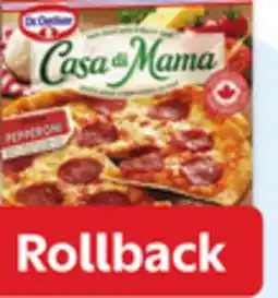 Walmart Dr. Oetker Ristorante or Casa di Mama Frozen Pizza offer