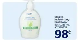 Walmart Equate moisturizing hand soap offer