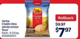 Walmart Verka Chakki Atta whole wheat flour offer
