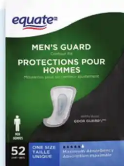 Walmart Equate incontinence products offer