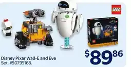 Walmart Disney Pixar Wall-E and Eve offer