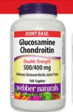Walmart Webber Naturals glucosamine 140s offer