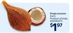Walmart Pooja coconut offer