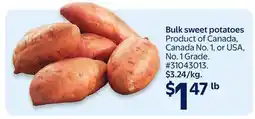 Walmart Bulk sweet potatoes offer