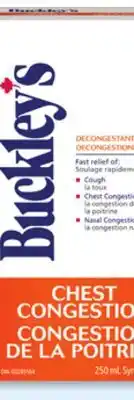 Walmart Buckley's Chest Congestion syrup offer