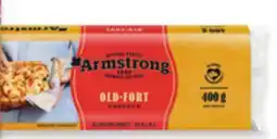 Walmart Armstrong cheese block 400 g or shreds 320 g offer