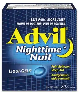 Walmart Advil Nighttime Liqui-Gels offer
