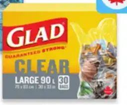 Walmart Glad clear garbage bags offer
