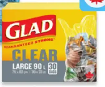 Walmart Glad clear garbage bags offer