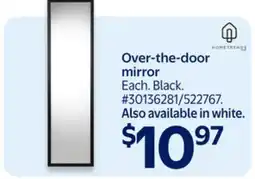 Walmart Over-the-door mirror offer