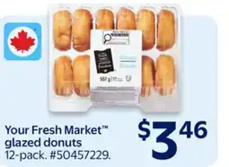 Walmart Your Fresh Market glazed donuts offer