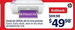Walmart Deskjet 2842e All-in-One Printer offer