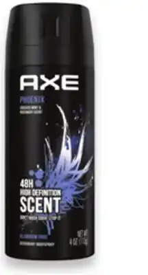 Walmart AXE Body Spray or Deodorant offer