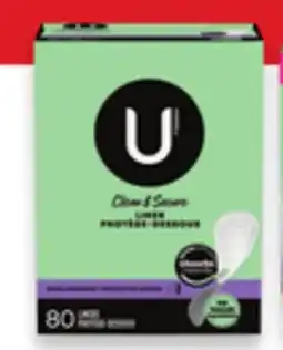 Walmart U by Kotex liners offer