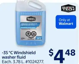 Walmart 35 °C Windshield washer fluid offer