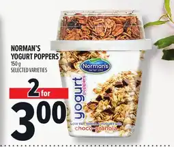 Metro NORMAN'S YOGURT POPPERS offer