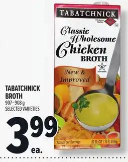Metro TABATCHNICK BROTH offer
