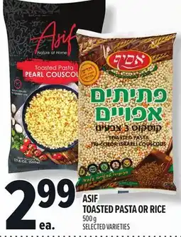 Metro ASIF TOASTED PASTA OR RICE offer
