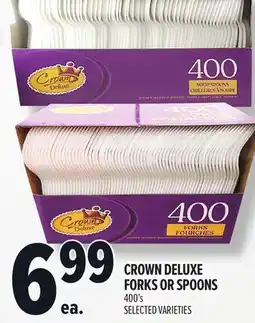 Metro CROWN DELUXE FORKS OR SPOONS offer