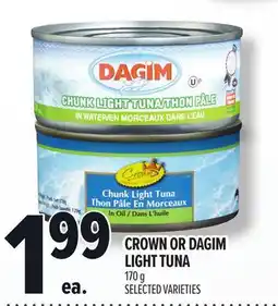 Metro CROWN OR DAGIM LIGHT TUNA offer