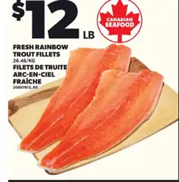 Independent Grocer FRESH RAINBOW TROUT FILLETS offer