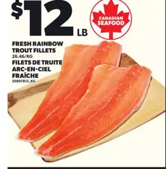 Independent Grocer FRESH RAINBOW TROUT FILLETS offer