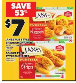 Independent Grocer JANES PUB STYLE BREADED CHICKEN, 700 G offer