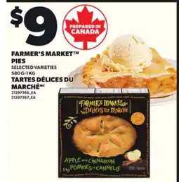 Independent Grocer FARMER'S MARKET PIES, 580 G-1 KG offer