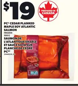 Independent Grocer PC CEDAR PLANKED MAPLE SOY ATLANTIC SALMON, 500 G offer