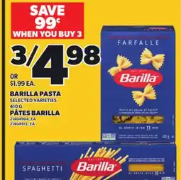 Independent Grocer BARILLA PASTA, 410 G offer
